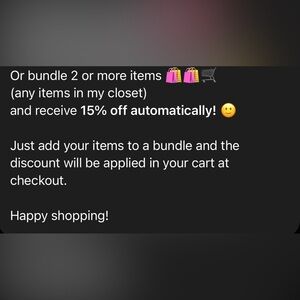 💫15% Off Bundle Offer!